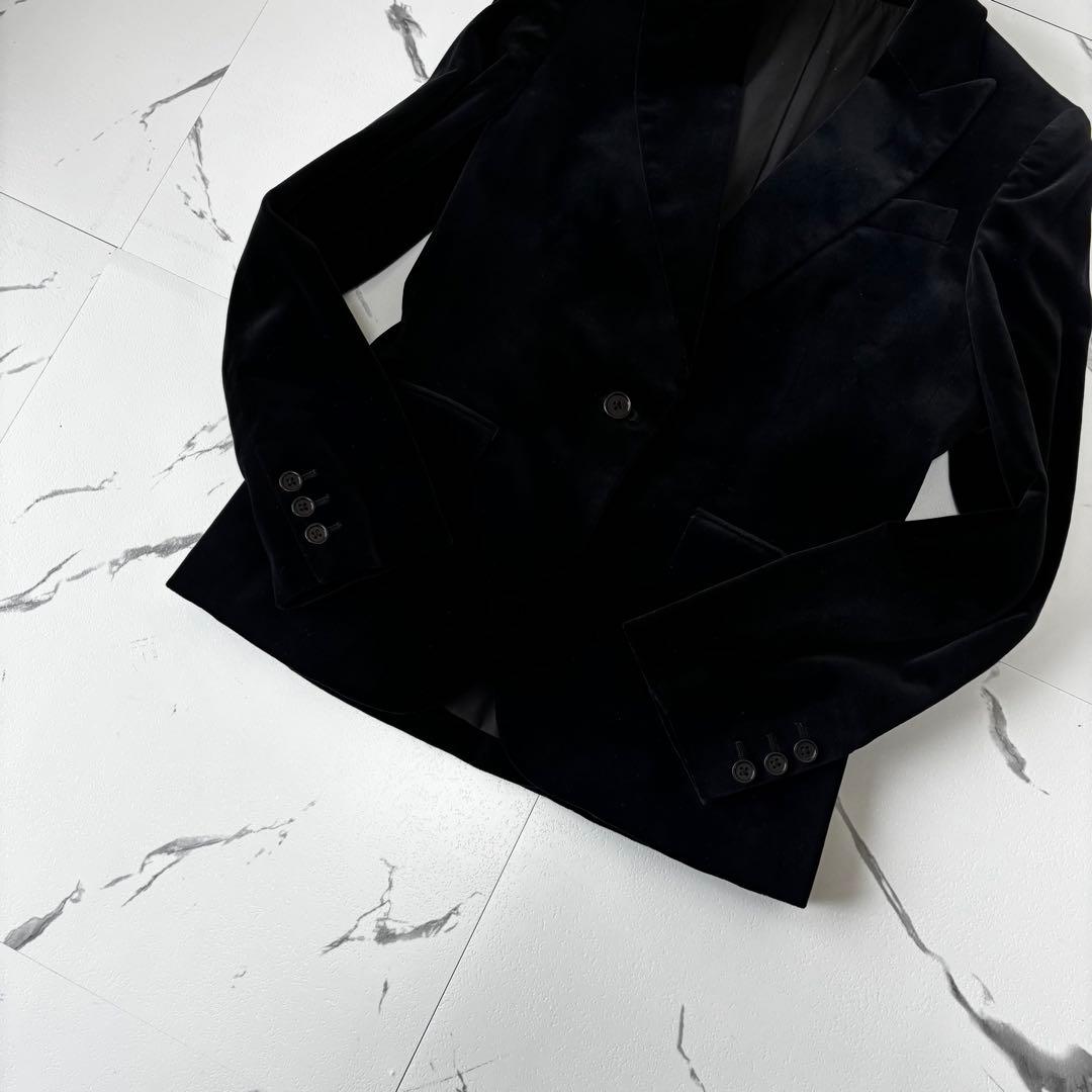 MARGARET HOWELL✨ベルベット　テーラードジャケット　ピークドラペル