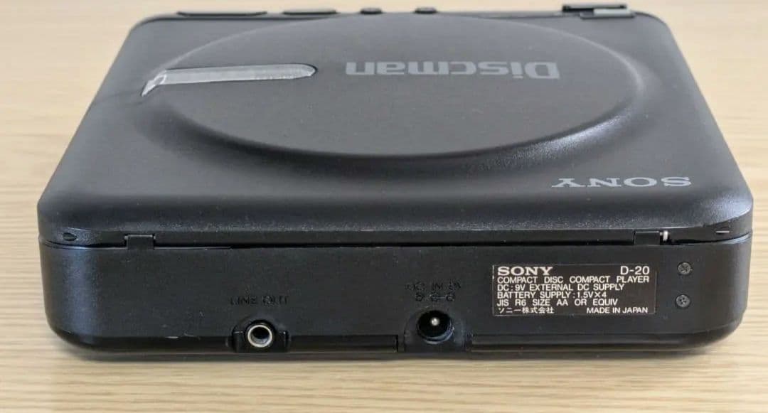 【動作確認済み】SONY Discman D-20 コンパクトCDプレイヤー
