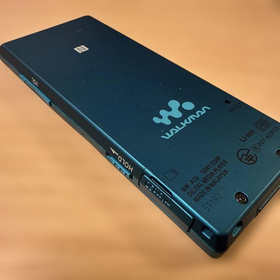 SONY ウォークマン NW-A16 ブルー 32GB + SDカード64GB