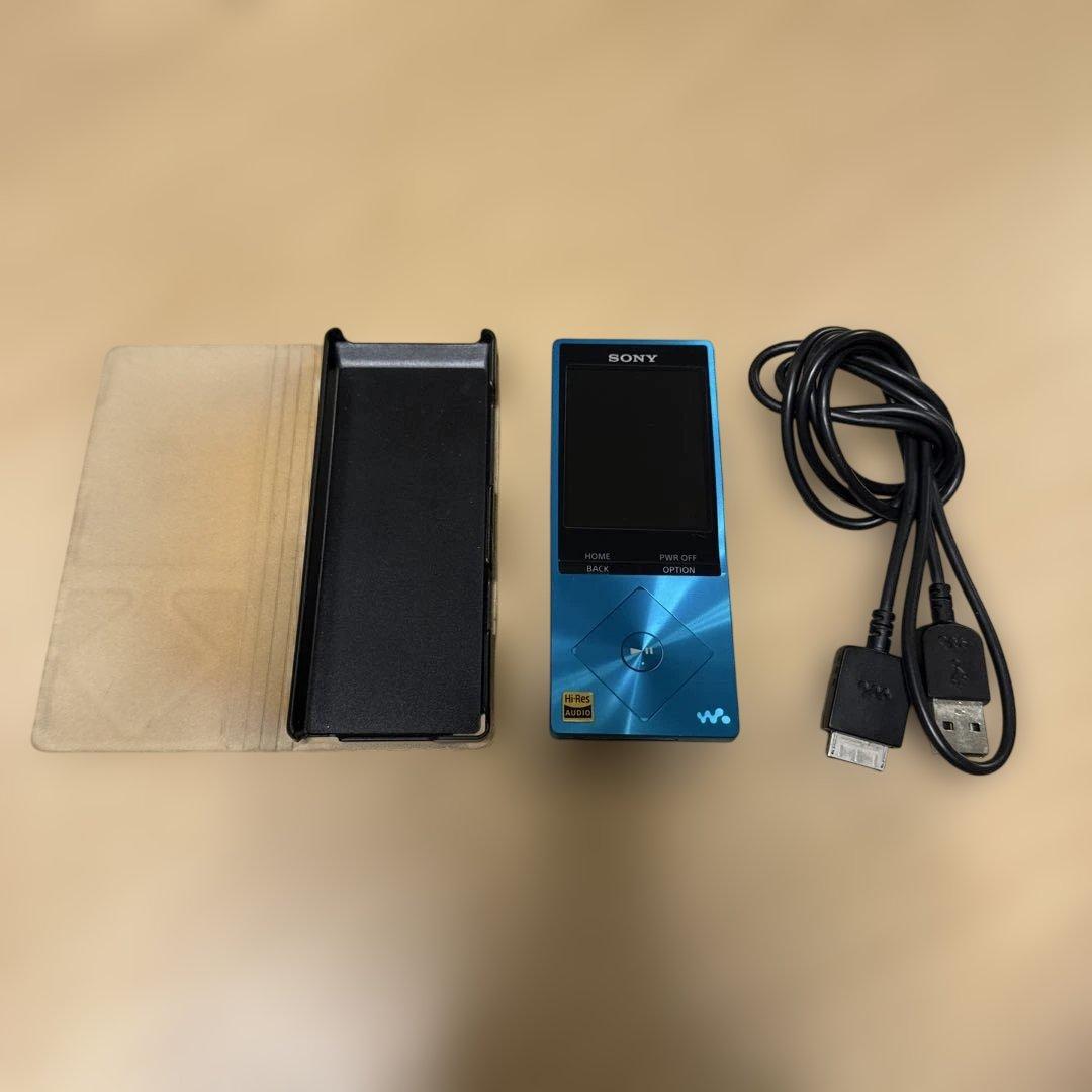 SONY ウォークマン NW-A16 ブルー 32GB + SDカード64GB