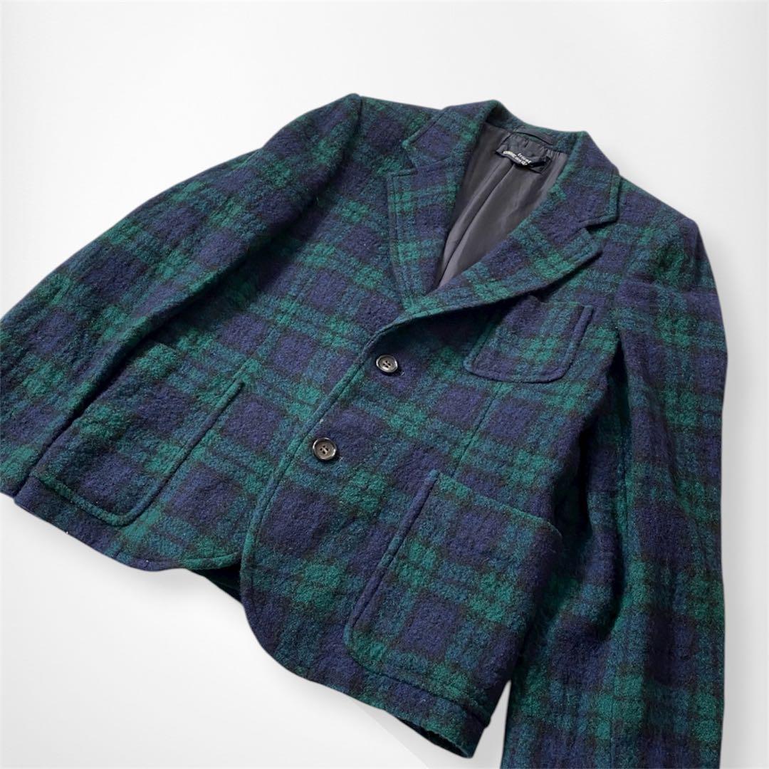 み*ゆ様 【美品】トリコ コムデギャルソン タータンチェック テーラードジャケッ