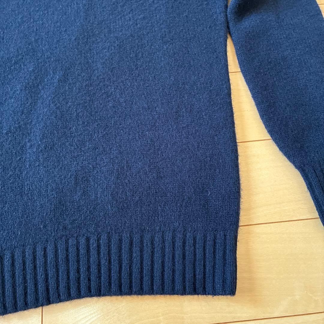田中さんのセーター　arrow57 C.Shetland XSサイズ　ネイビー