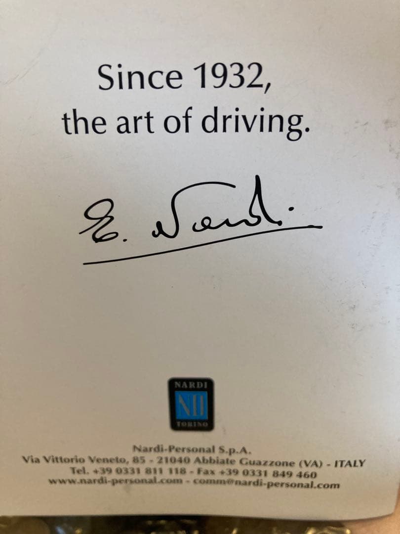 NARDI CLASSIC 360mm アタッチメント付き