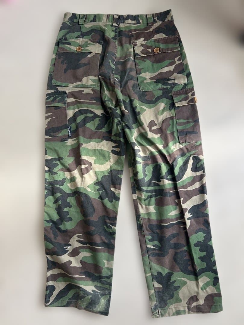 a*t様 stussy 迷彩 カーゴパンツ　80s