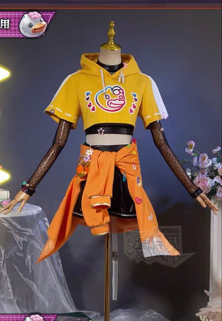 【ウィッグ付フルセット】第五人格　コスプレ　衣装　調香師　B.Duck