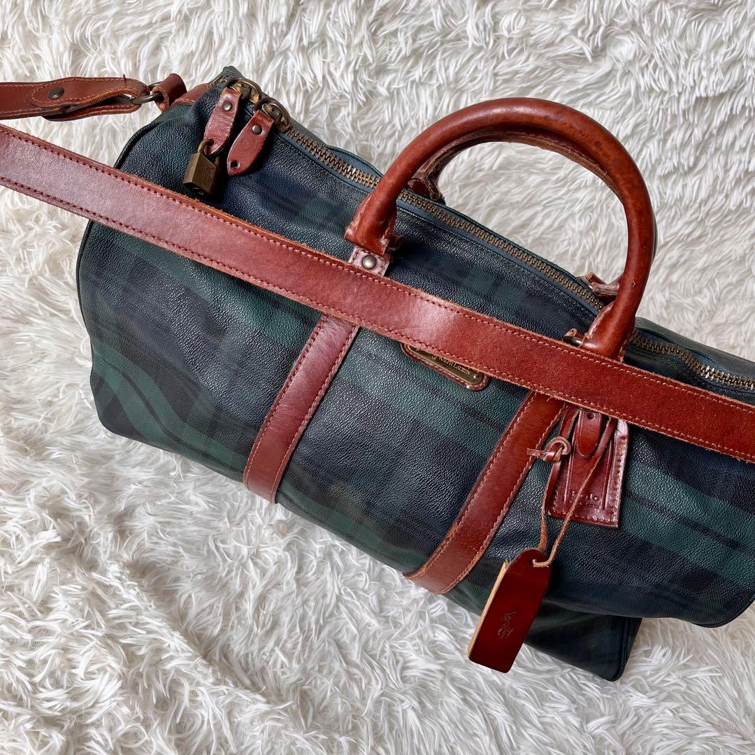 ta41様 ポロラルフローレン ボストンバッグ PVC 2way 斜め掛け