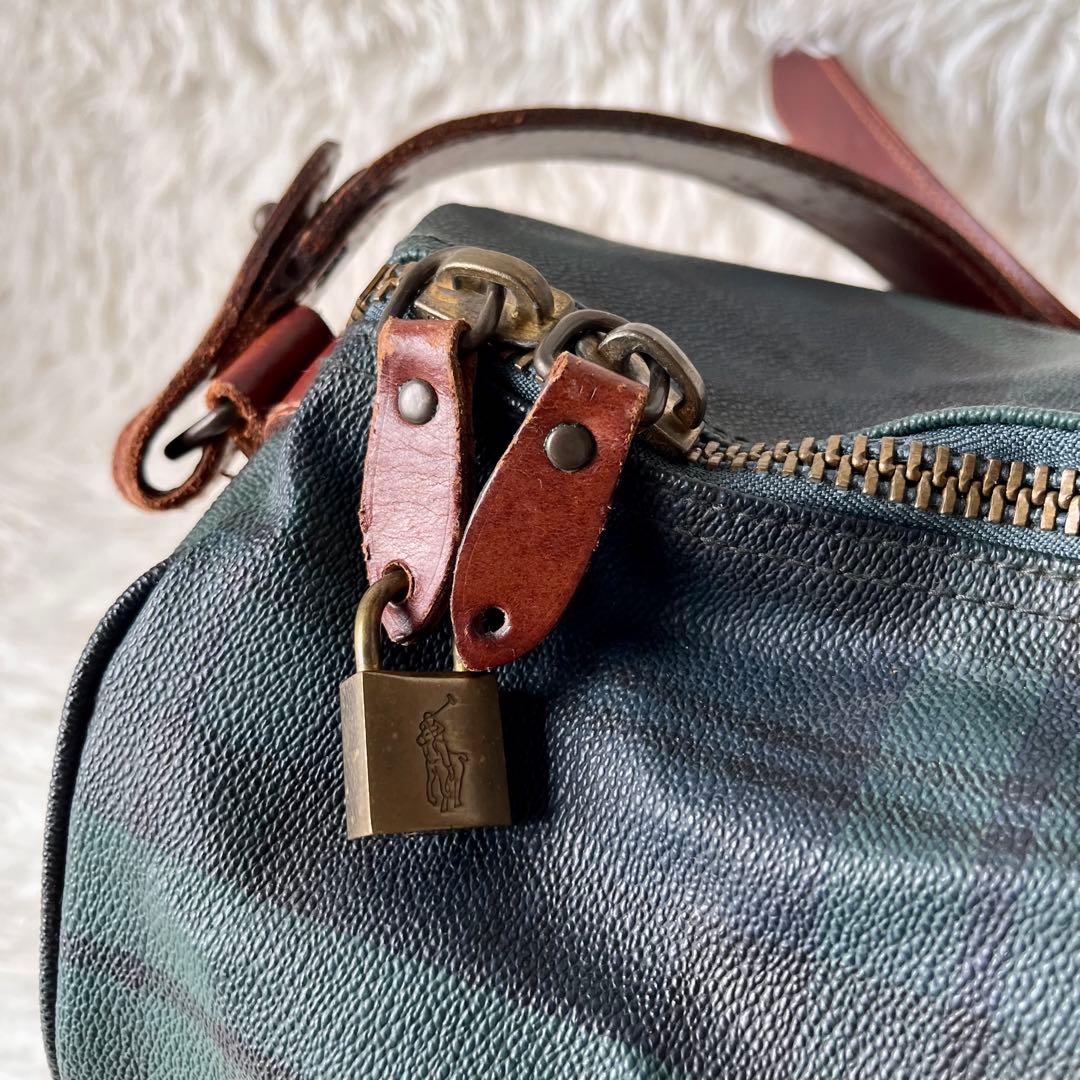 ta41様 ポロラルフローレン ボストンバッグ PVC 2way 斜め掛け