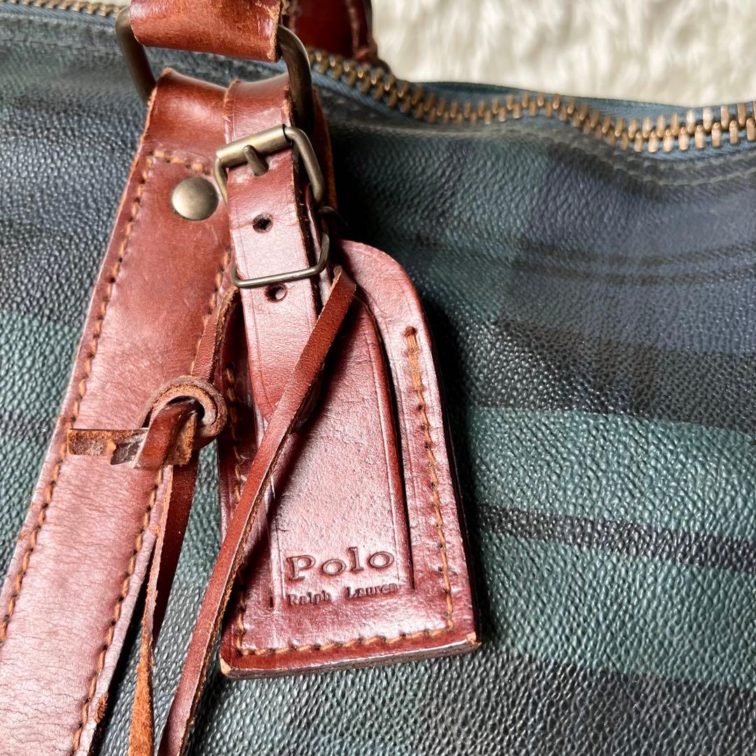 ta41様 ポロラルフローレン ボストンバッグ PVC 2way 斜め掛け