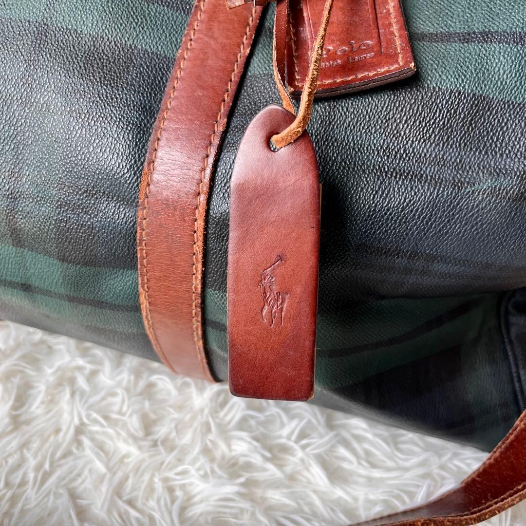 ta41様 ポロラルフローレン ボストンバッグ PVC 2way 斜め掛け