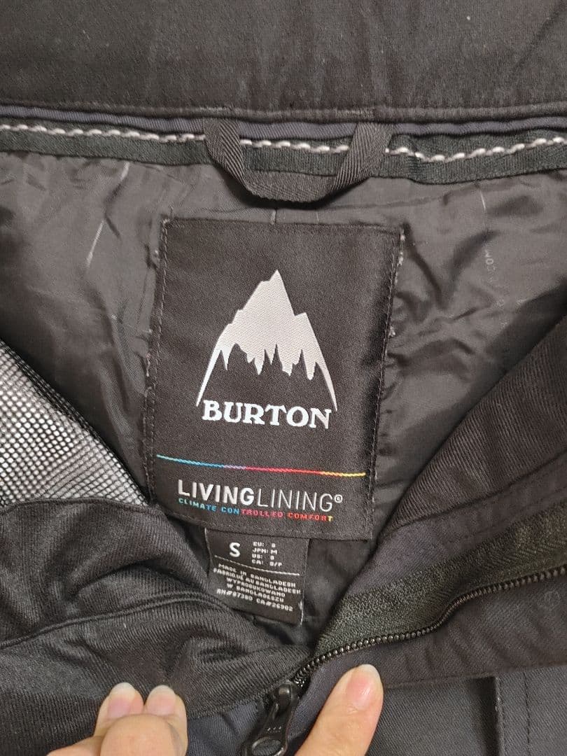 BURTON スノーボードパンツ ブラック メンズSサイズ