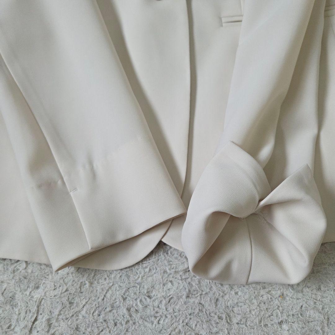 美品 23区 スカート セットアップ カラーレスジャケット サイズM 洗える