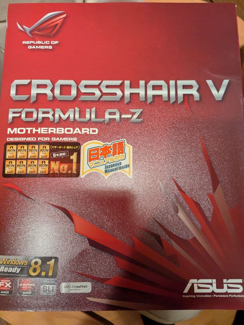 Crosshair V Formula-Z + FX9590 +AMD純正メモリ