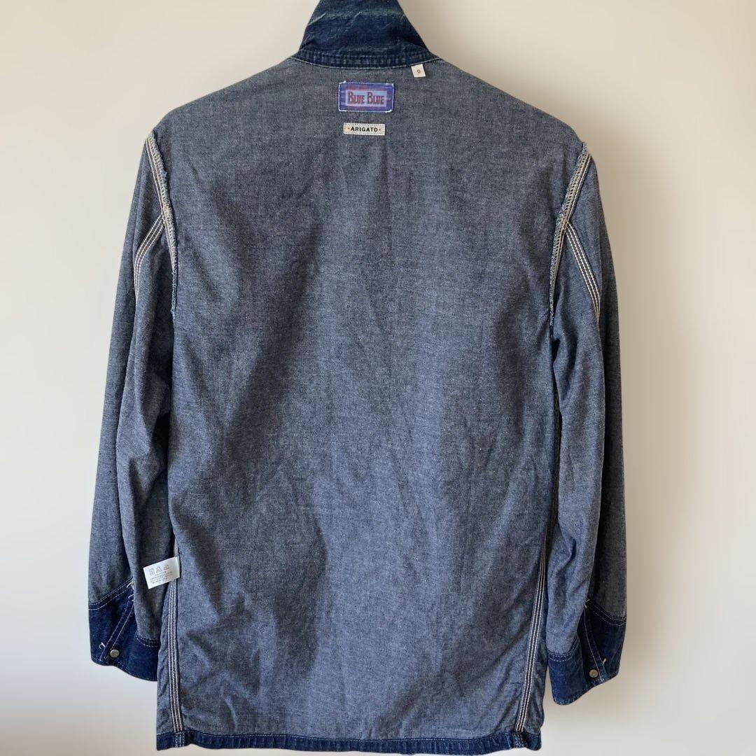 BLUE BLUE ブルーブルーインディゴ デニム カバーオール ワーク