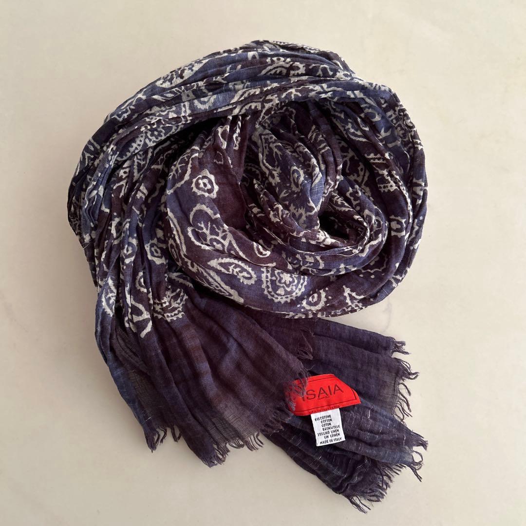 ISAIAコットンリネンストール