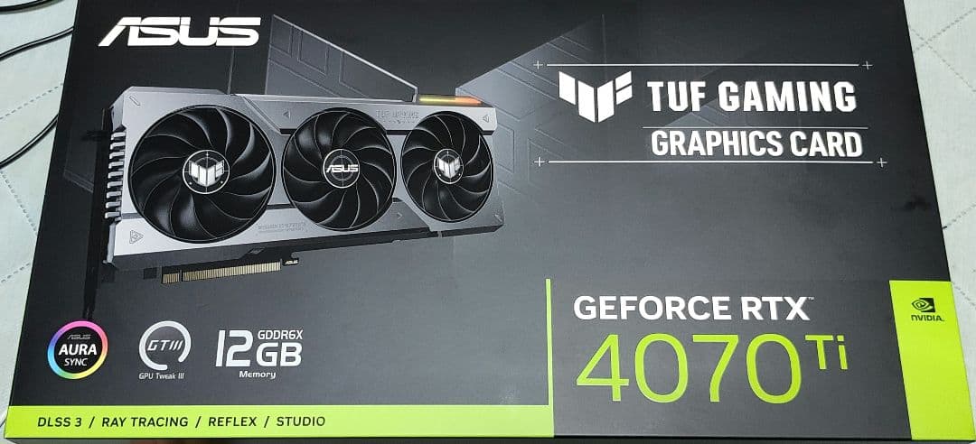 グラフィックボード・グラボ・ビデオカード ASUS GeForce RTX 4070 Ti 12GB