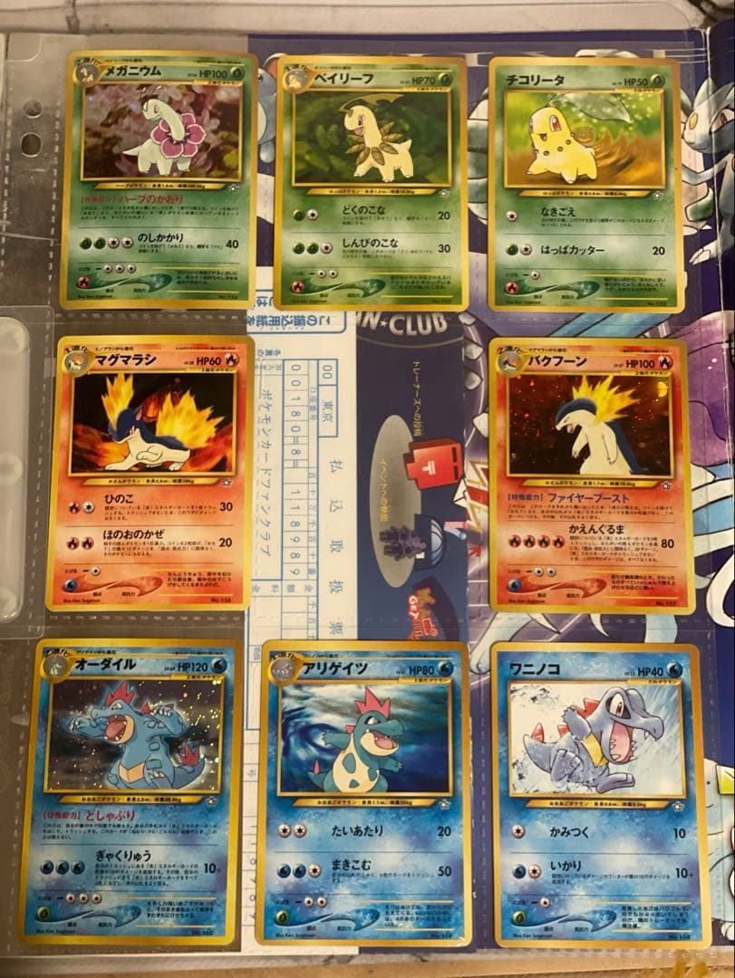 【旧裏/廃盤】ポケカ neo 金銀発売記念 プレミアムファイル Pokémon