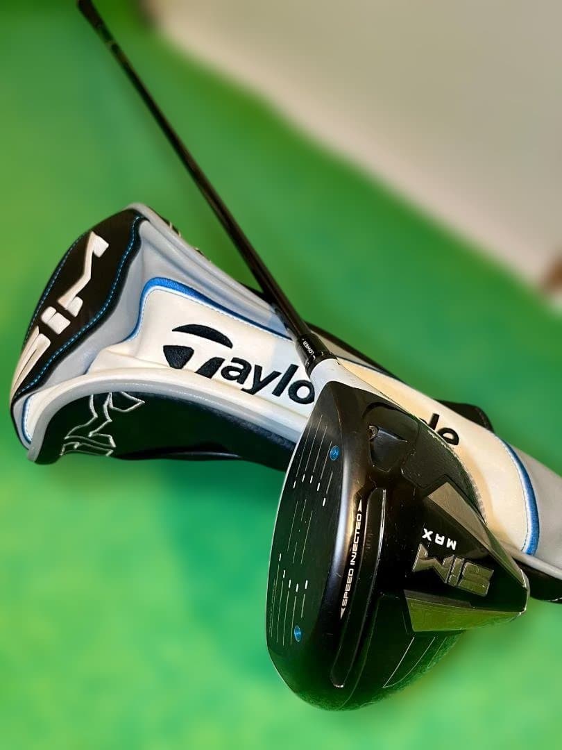 【TaylorMade SIM MAX ドライバー10.5°S ヘッドカバー付】