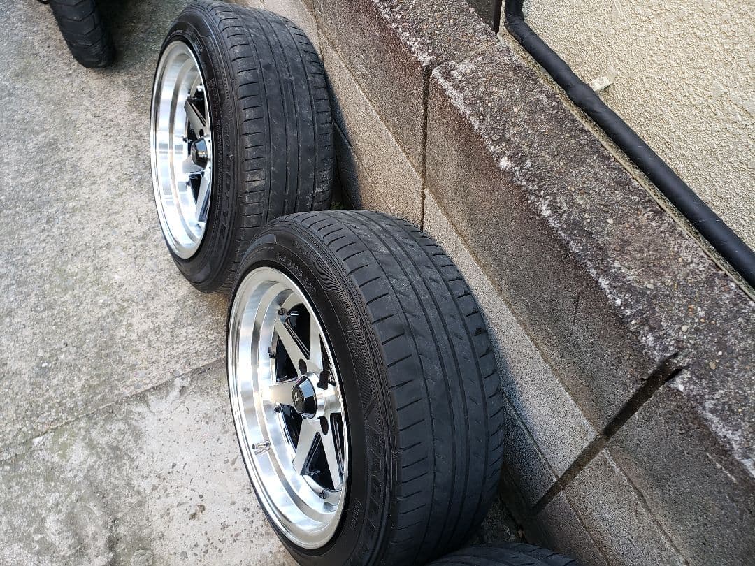 ロンシャン風15インチ pcd100 8j オフセットプラス20