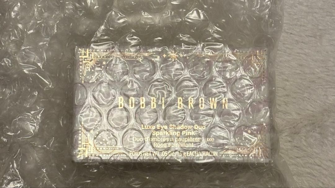 ボビーブラウンリュクスアイシャドウデュオスパークリングピンクホリデー2025