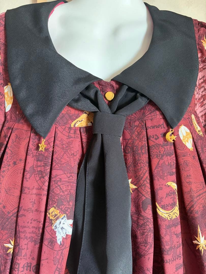 メタモルフォーゼ 黒猫Aラインワンピ