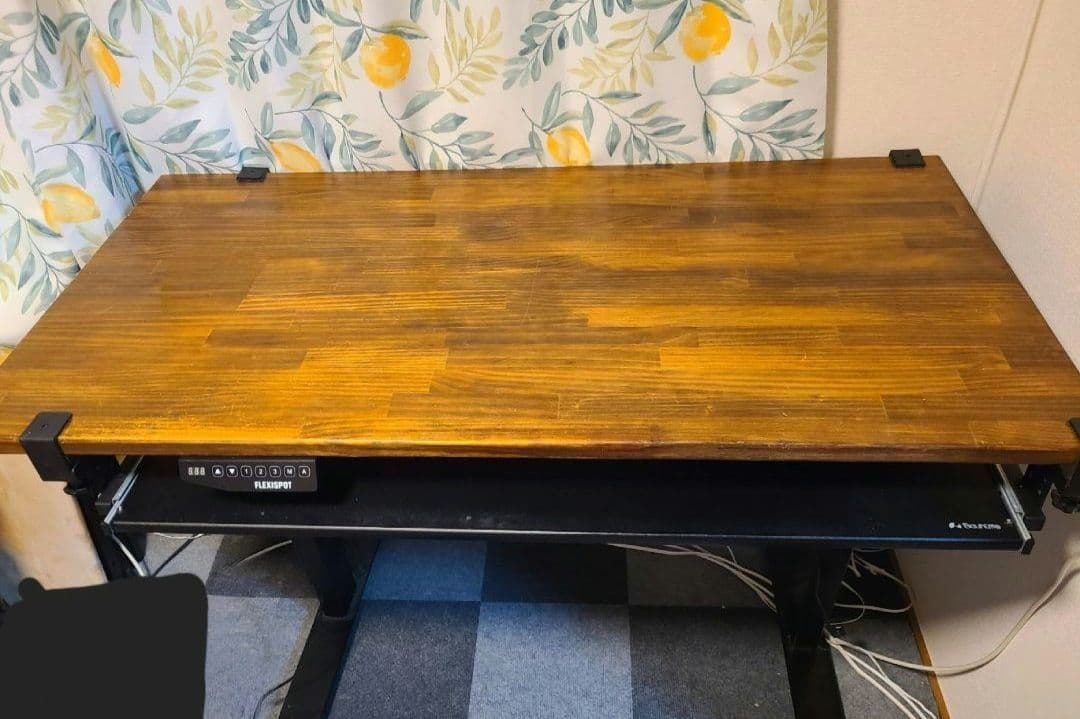 FLEXISPOT 昇降デスク 天板&キーボードスライダー&ケーブルトレイ付き
