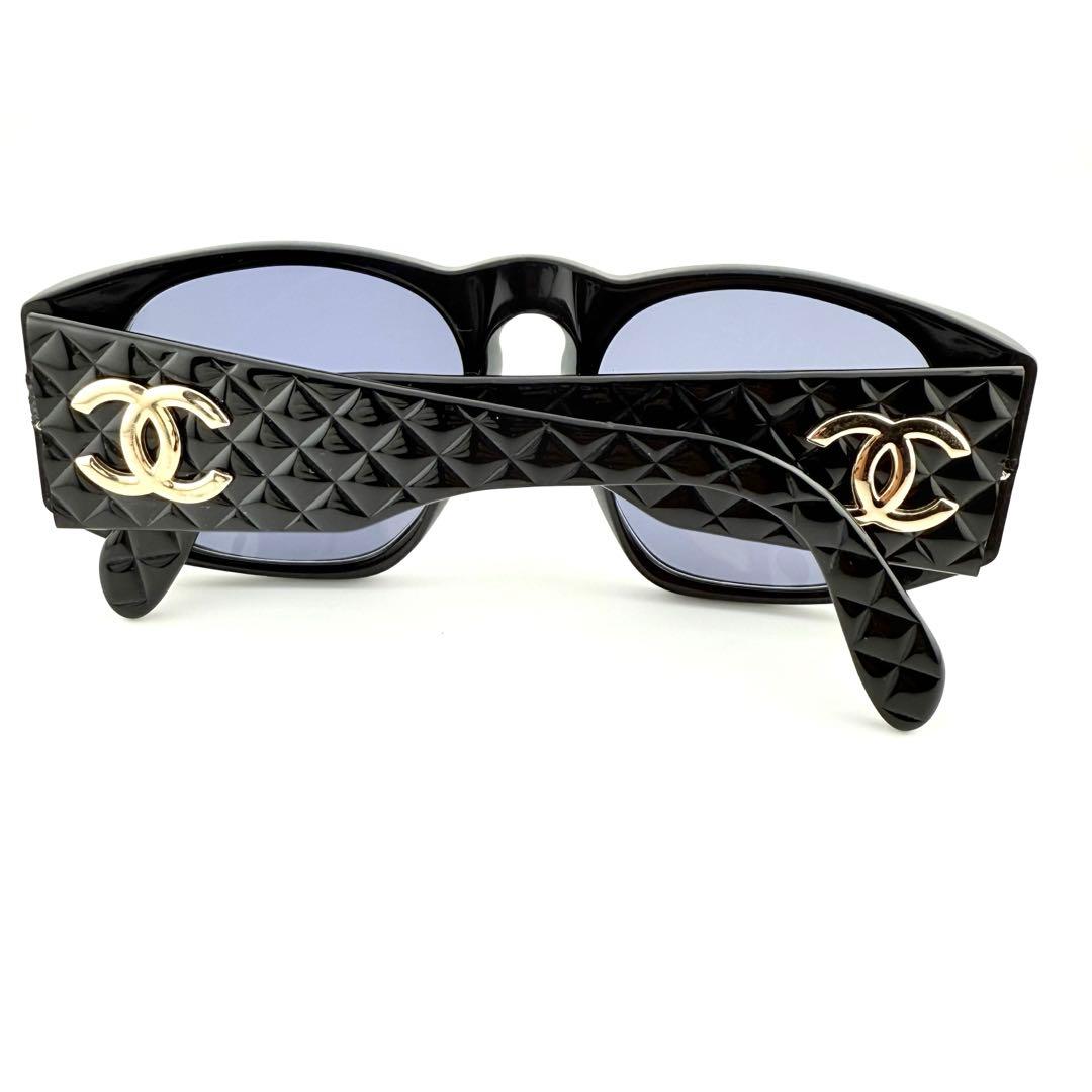 【良品】CHANEL　シャネル　マトラッセ ココマーク サングラス 　レディース