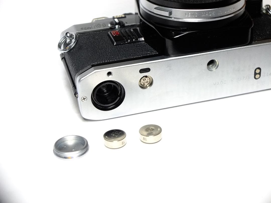 【実写確認整備品】オリンパスOM10／G・ZUIKO35mmf2.8純正フード付