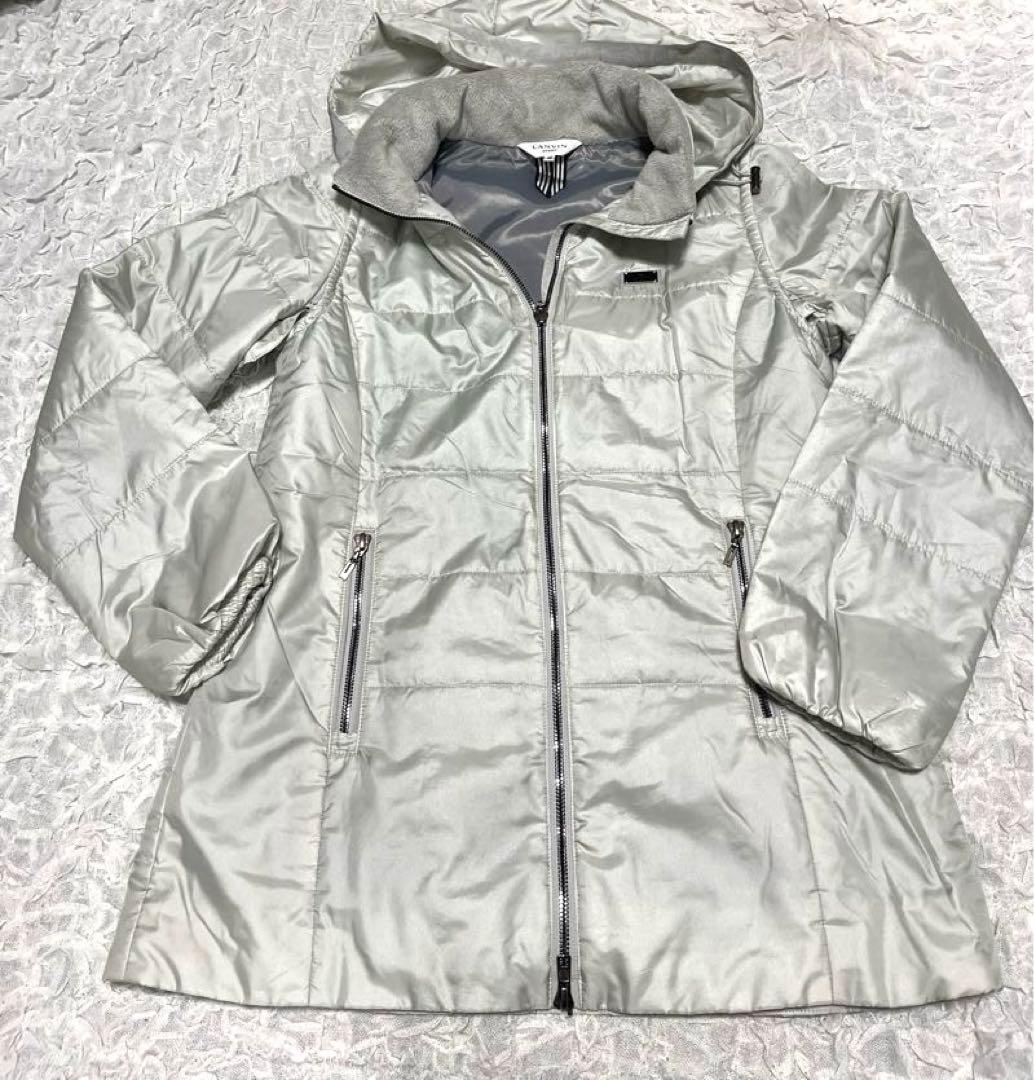 【美品】ランバンスポール　中綿ブルゾン38レディースM相当　2way