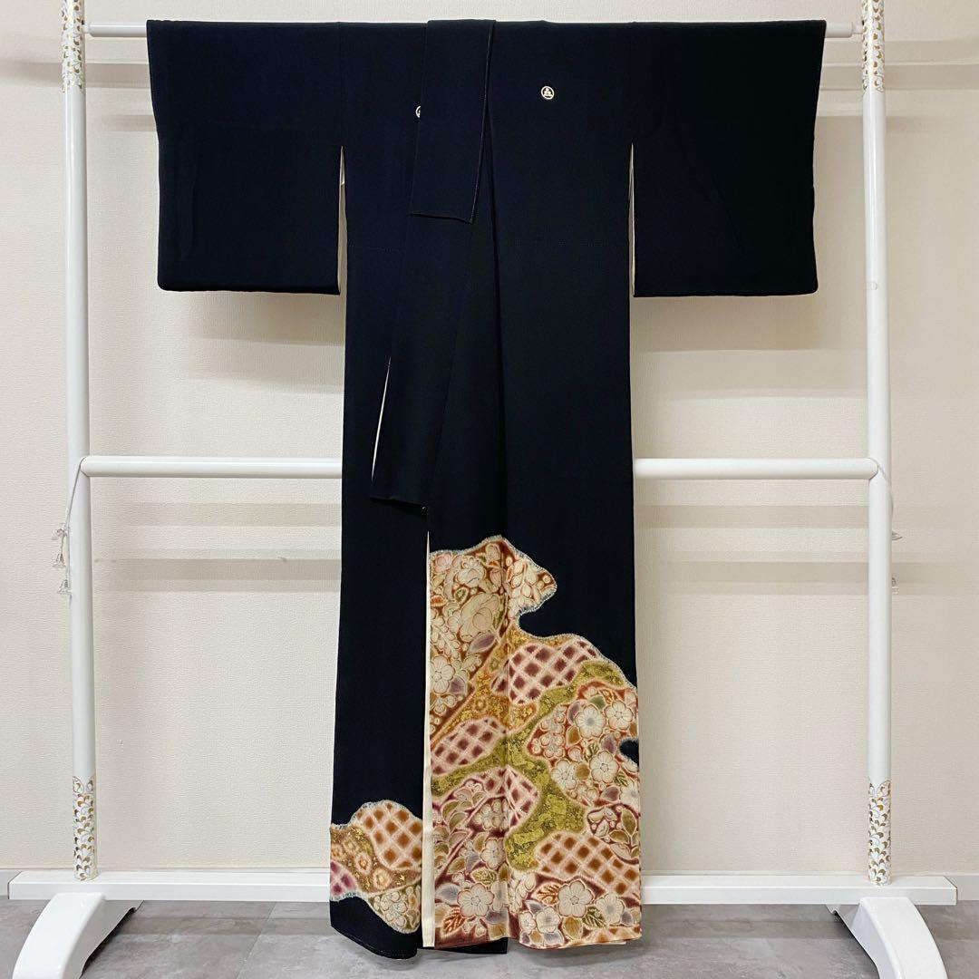 ⭐︎K0096 美品 逸品 希少 京屋林蔵 辻が花 正絹 比翼付 留袖