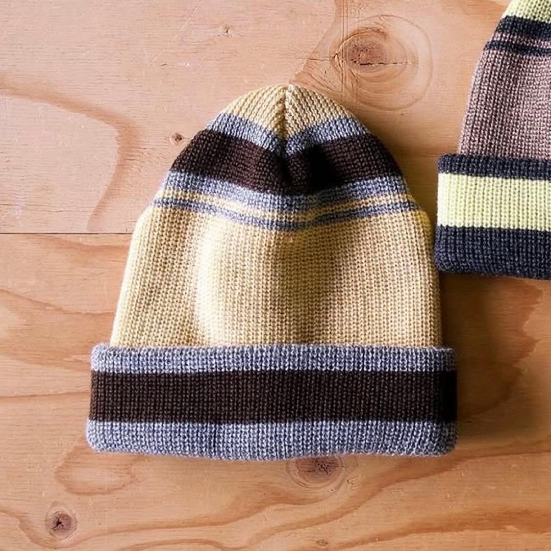 帽子 NOROLL CONFECTION BEANIE CREAM YELLOW