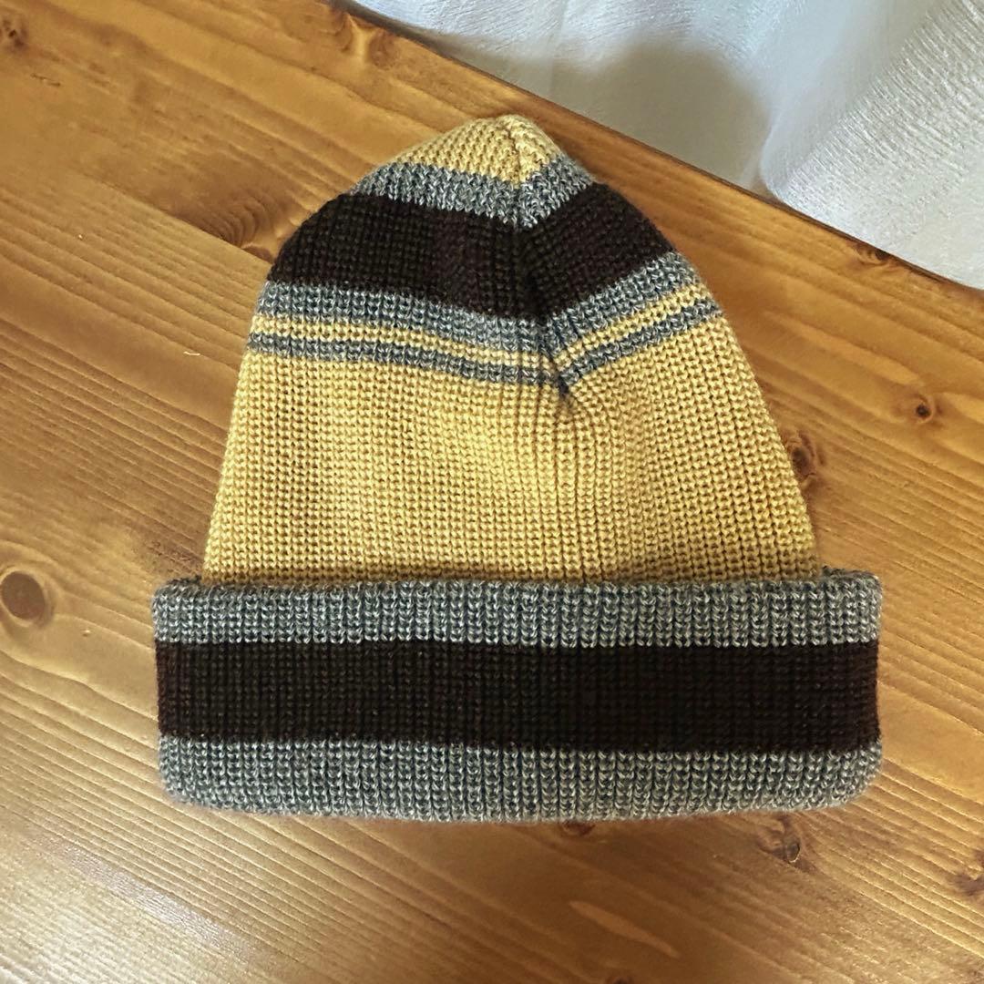 帽子 NOROLL CONFECTION BEANIE CREAM YELLOW