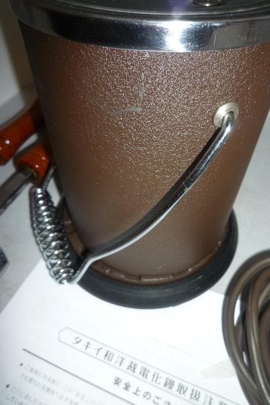 タキイ　和裁電化鏝　和裁コテ　和裁こて　タキイ製　鏝２本付