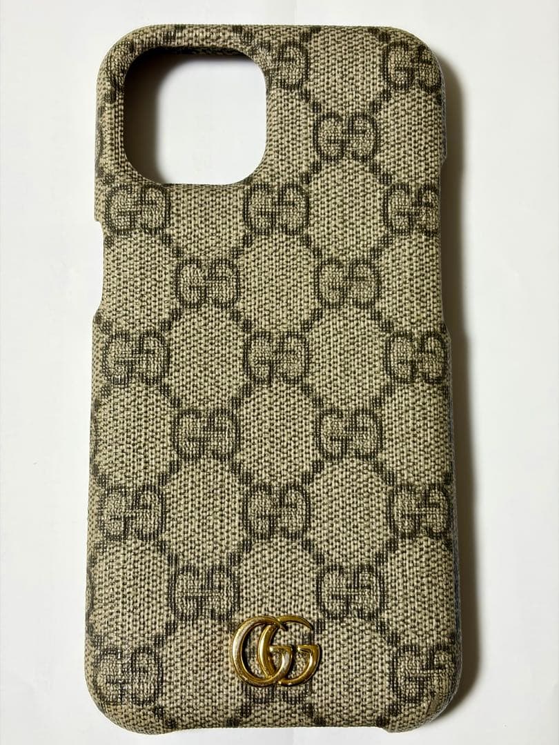 GUCCI iPhone15用ケース ベージュ