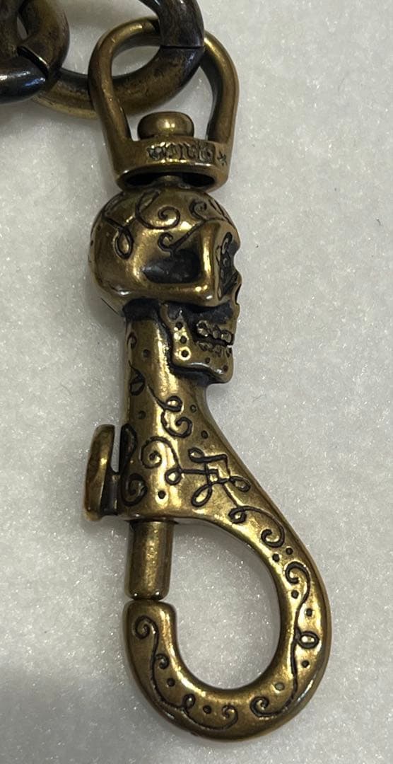 ギャングスタービル×ガルシア DEVIL ブラスウォレットチェーン