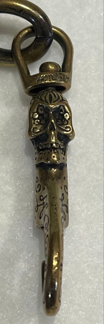 ギャングスタービル×ガルシア DEVIL ブラスウォレットチェーン