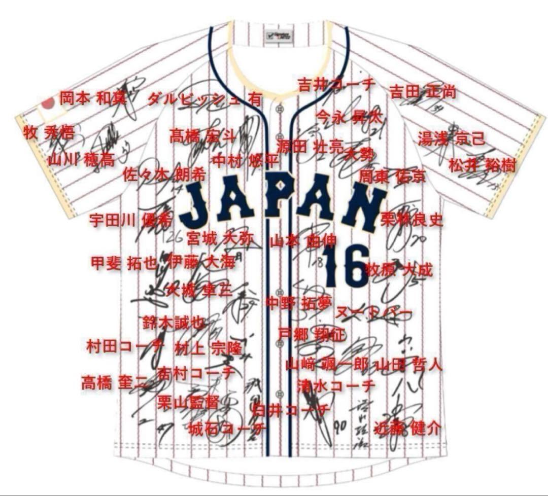 【りあ】大谷翔平 WBC日本代表サインユニフォームホーム＆ビジター