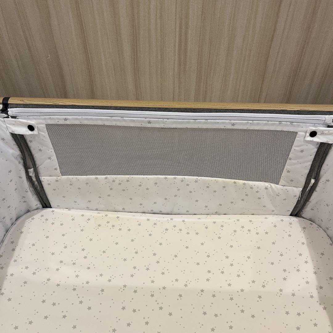 まる【人気】HZDMJベビーベット　グレー　持ち運び可能