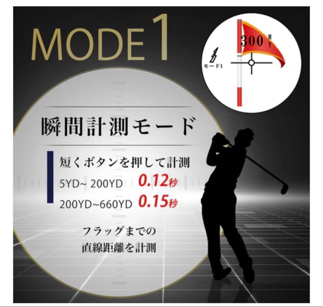 Ninjor Golf レーザー距離計 NJ007 ケース付き