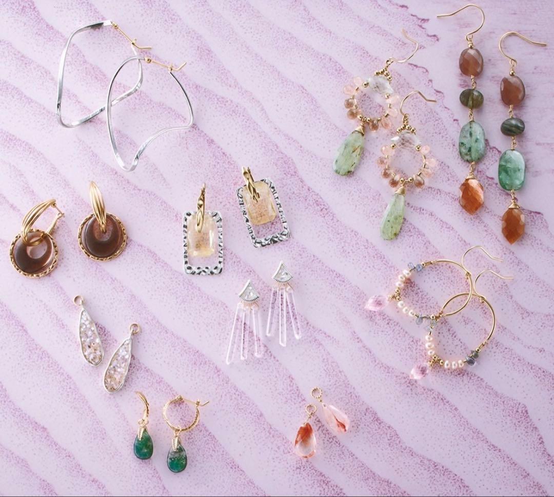 agete ピアスチャーム2点セット