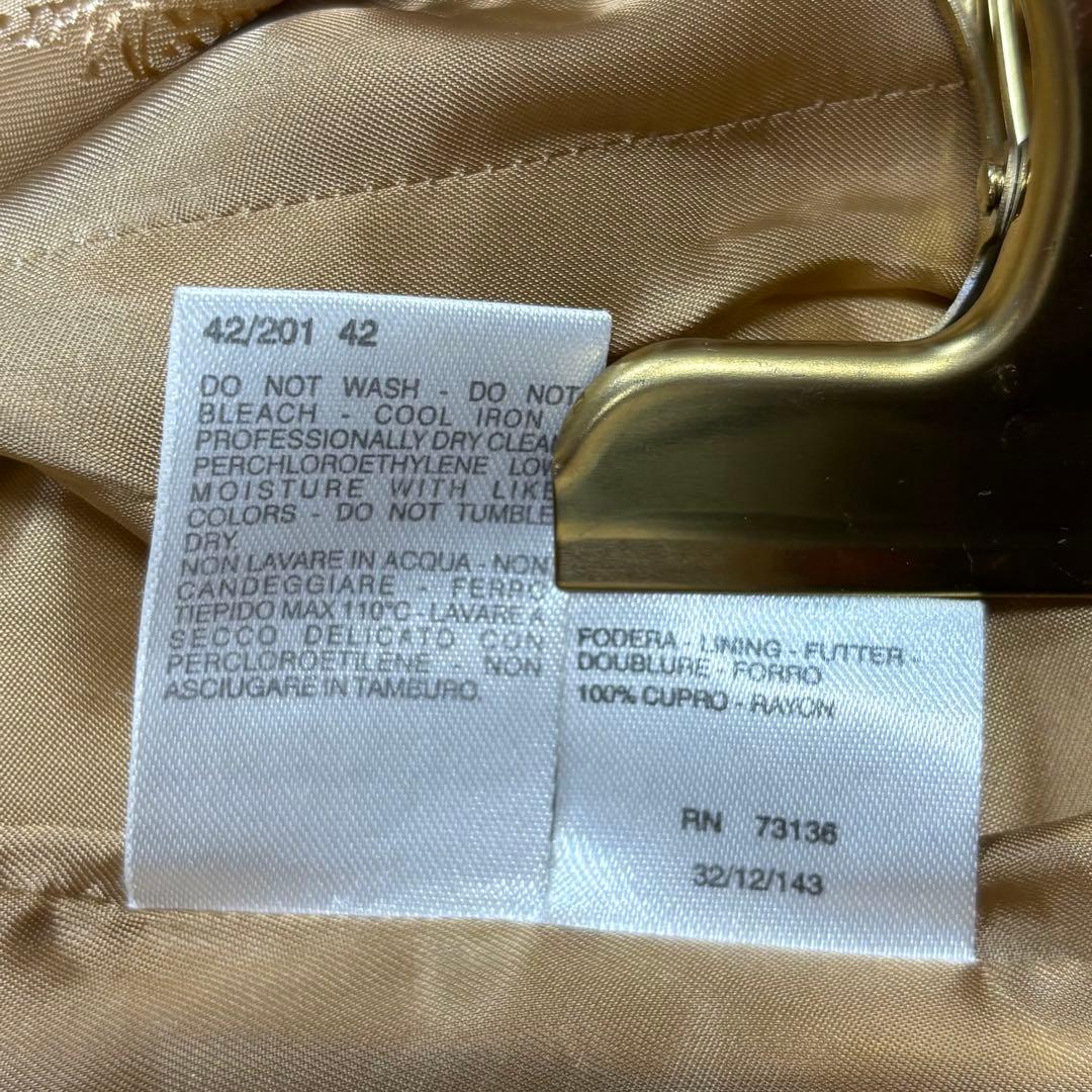 美品✨マックスマーラ✨白タグ✨テーラードジャケット✨キャメル100%最高級 XL