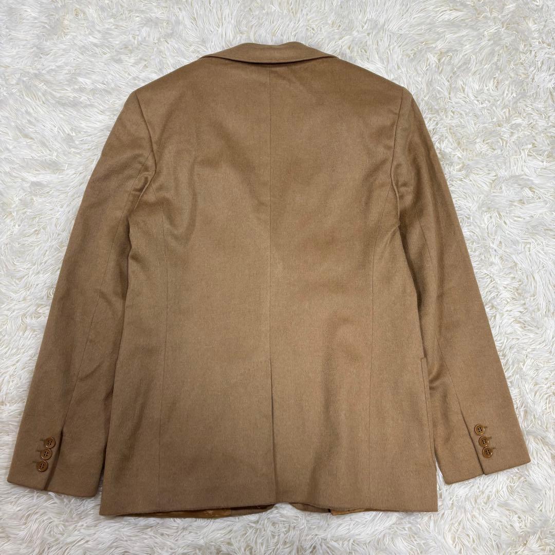 美品✨マックスマーラ✨白タグ✨テーラードジャケット✨キャメル100%最高級 XL
