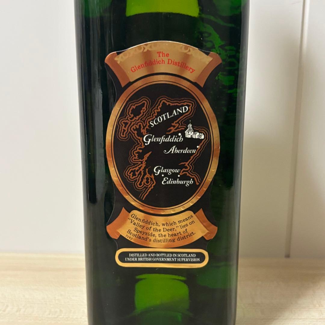 1980年代　旧ボトル　グレンフィディック ピュアモルト 43% ヴィンテージ