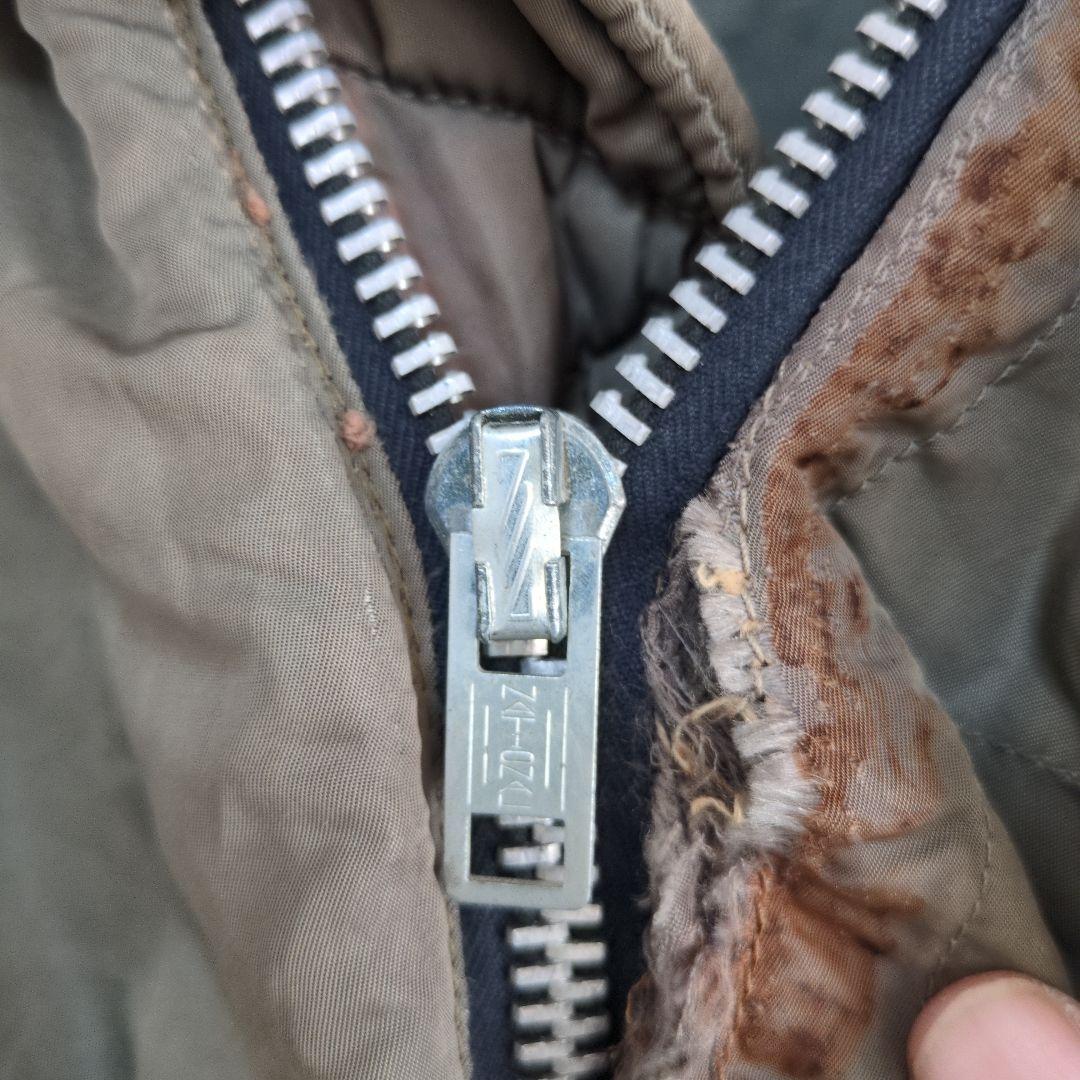 【激レア】60s フライトJK ミリタリージャケット N-3B アルミジップ