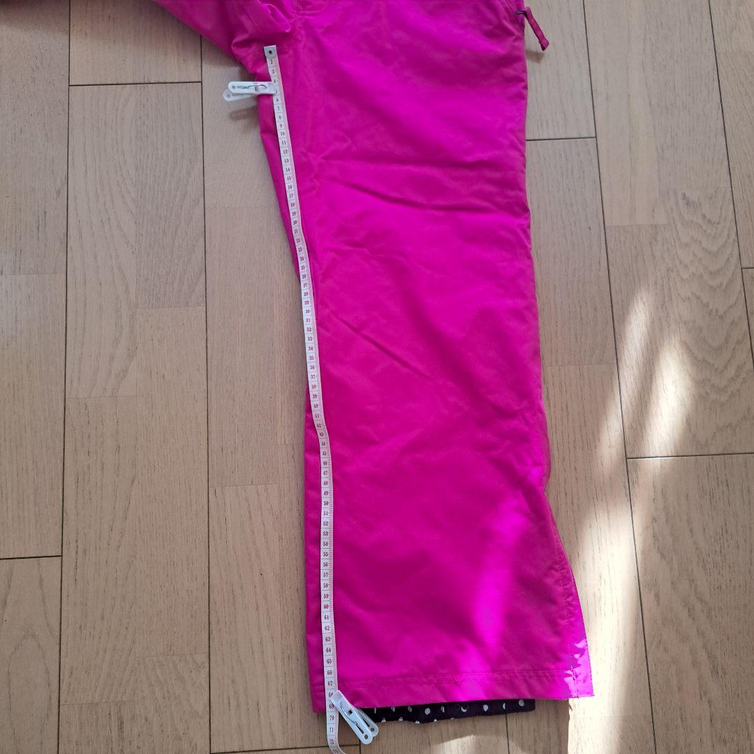 ★M★SiROP★スノーボードウェア★上下セット★黒×ピンク★水玉★レディース★