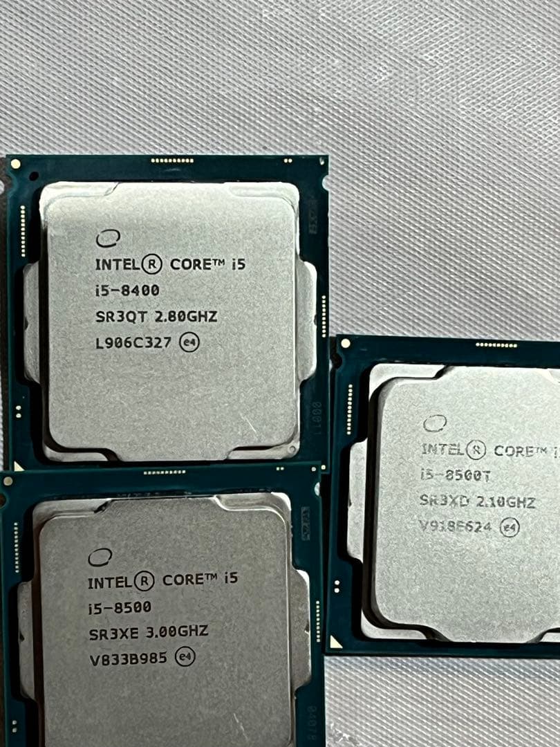 m*o様 Intel Core i5 8400×4個　8500×5個　8500T