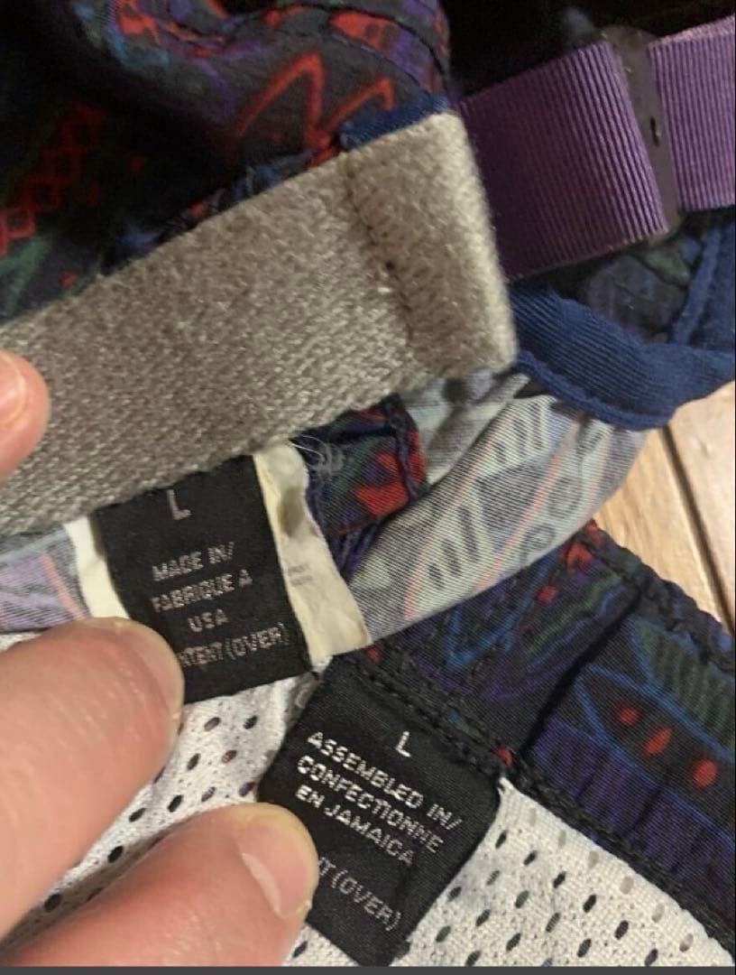 レア　90s リバーショーツ　スプーンビルキャップ　パタゴニア　ビンテージ　古着