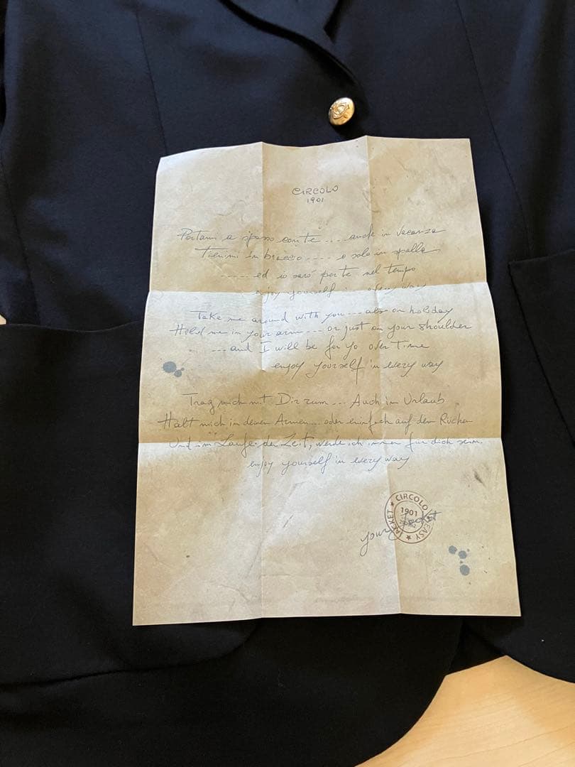 【新品未使用】CIRCOLO 1901チルコロ ジャージジャケット