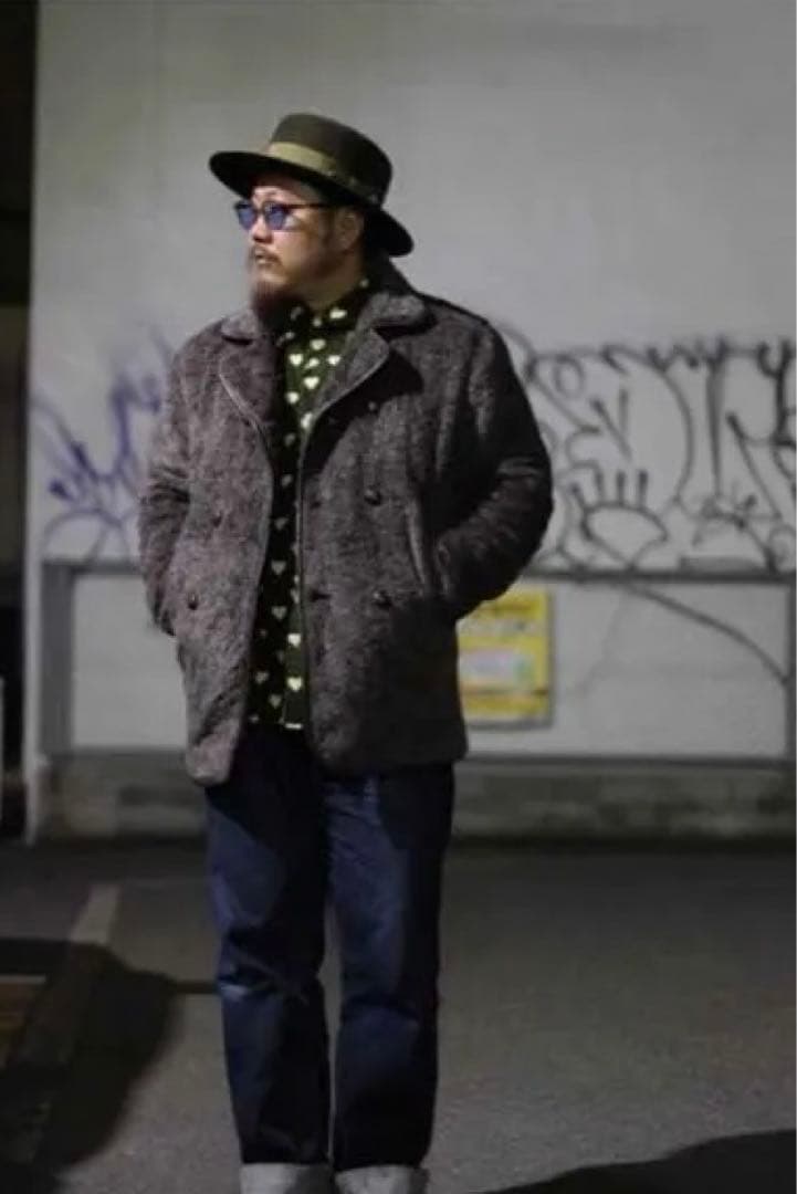 DRESS HIPPY ファー Pコート ドレスヒッピー　美品