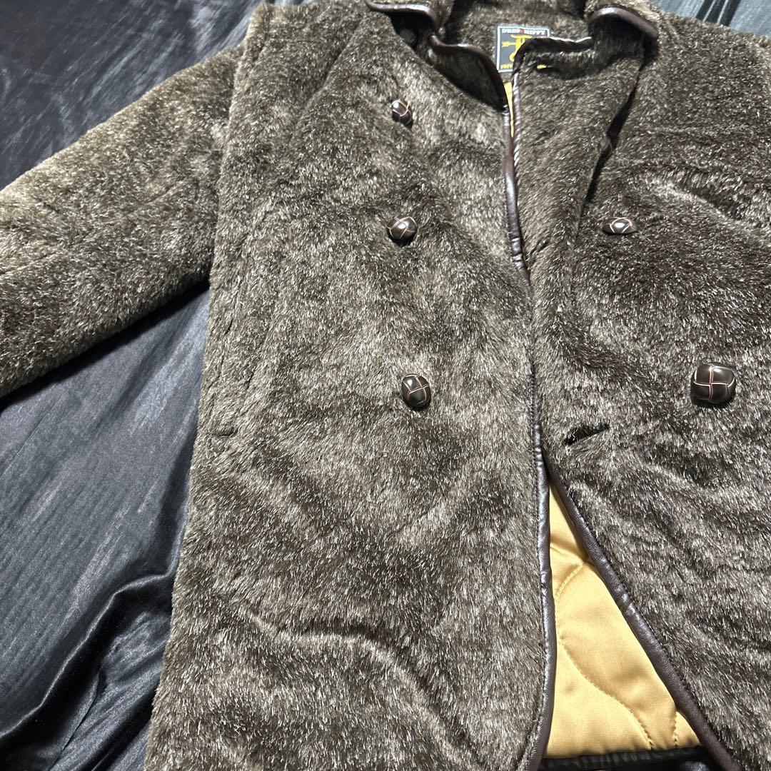 DRESS HIPPY ファー Pコート ドレスヒッピー　美品