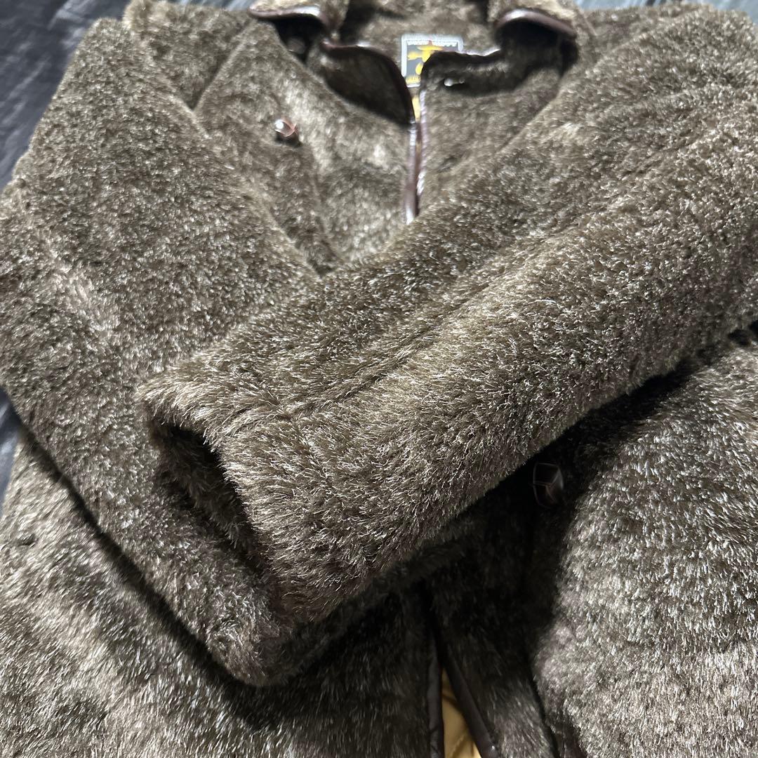 DRESS HIPPY ファー Pコート ドレスヒッピー　美品